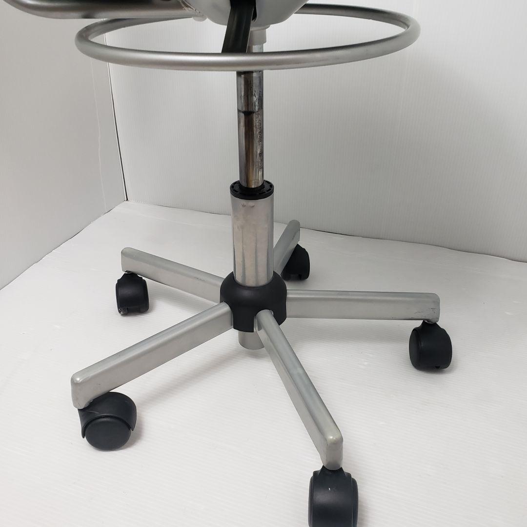 ①病院ドクター用丸椅子　藤沢工業　ACS700LBL　オフィースチェア　送料込み