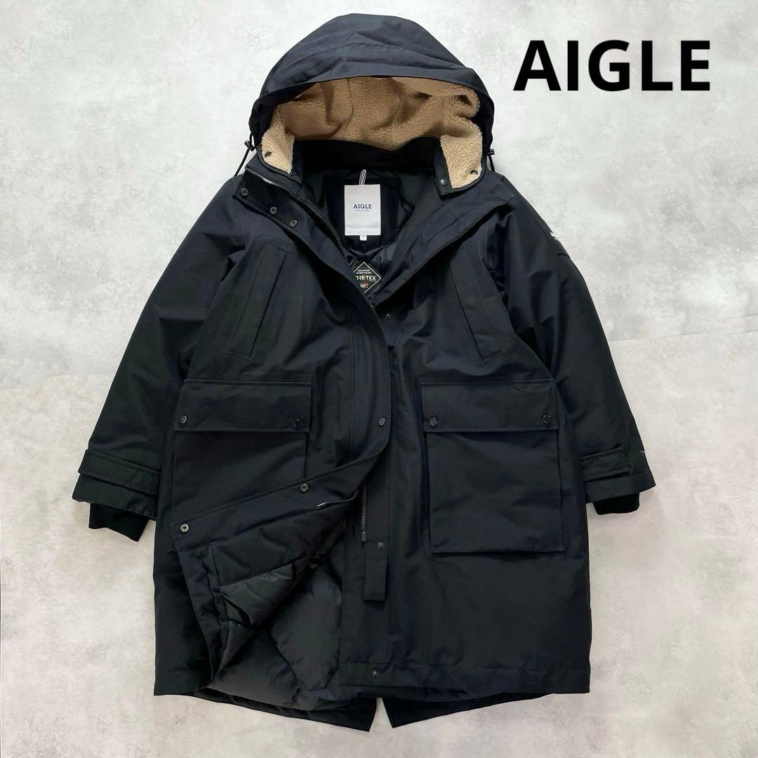 現行✨エーグル ゴアテックス ダウンジャケット ファルディア 黒 近年モデル