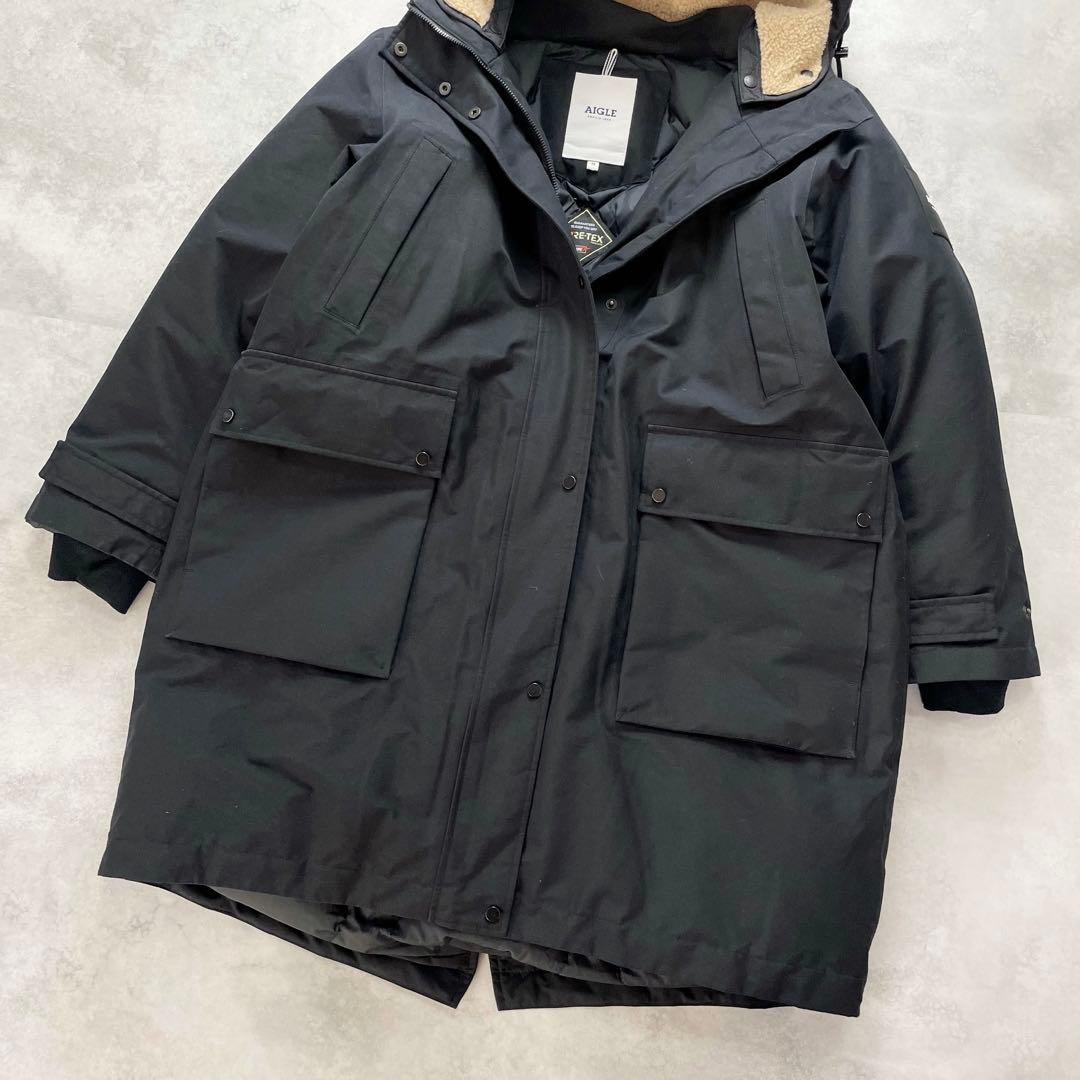 現行✨エーグル ゴアテックス ダウンジャケット ファルディア 黒 近年モデル