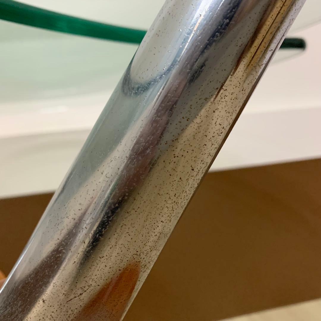 ロナルドシュミット 可動式ガラステーブル コーヒーテーブル IDC大塚家具