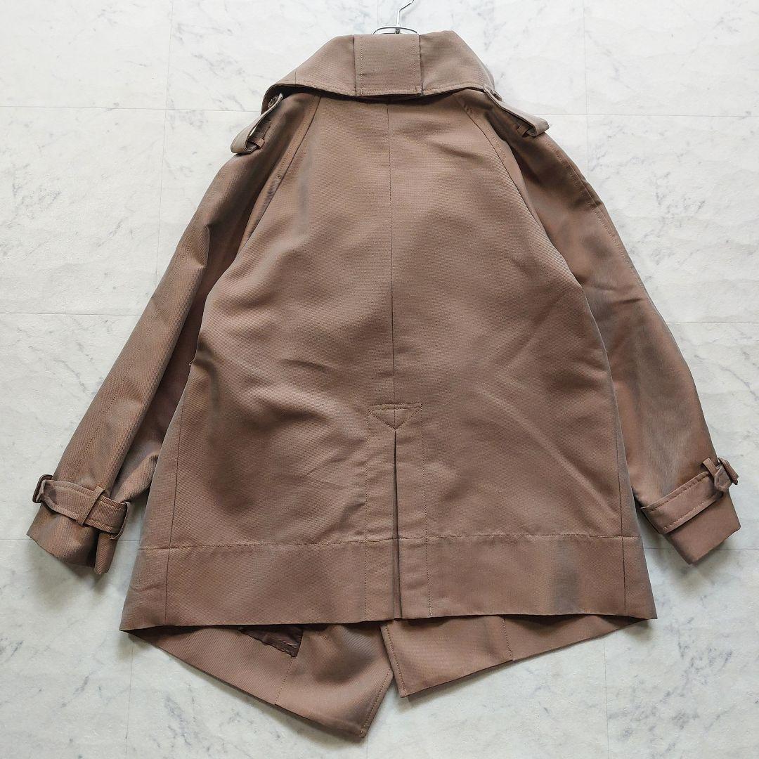 美品 ダブスタ Sov. シャンブレーツイルトレンチコート 36