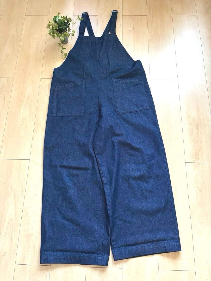 かぐれ バッククロスデニムサロペット