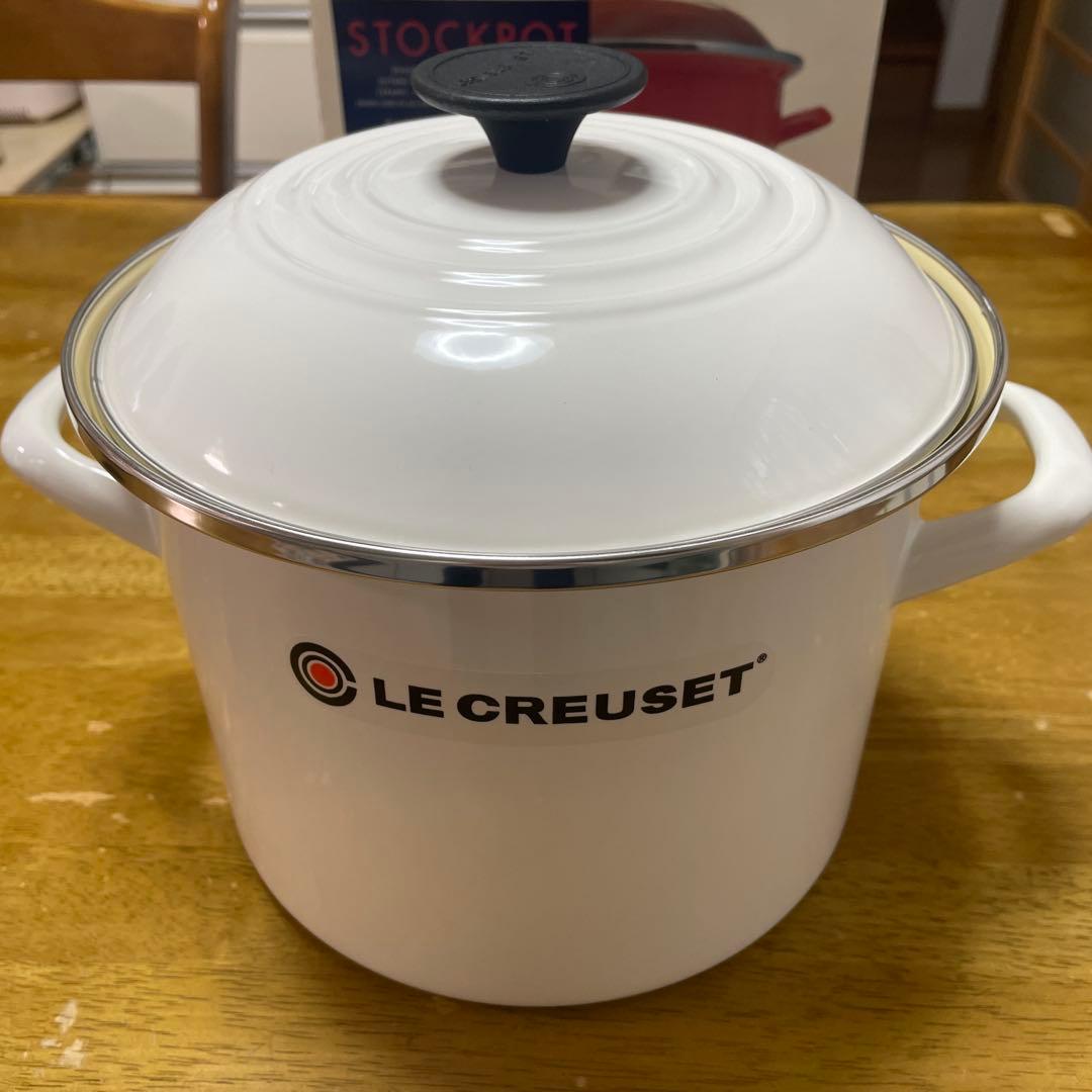 LE CREUSET STOCKPOT ホワイト 5.7L