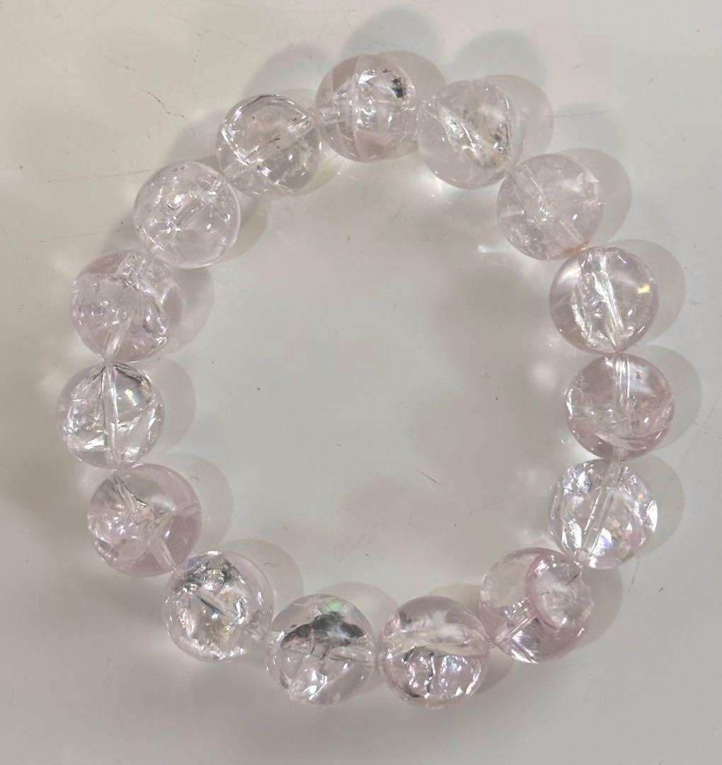 1点再入荷　最高品質　ピンクアゼツライト　ピンククォーツ　ブレスレット