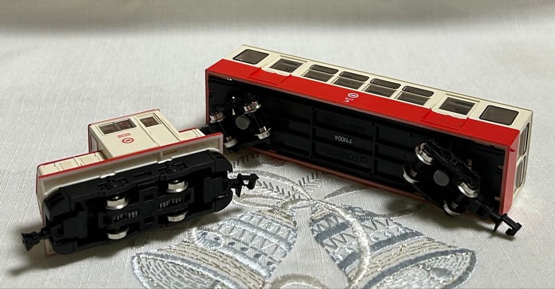 TOMYTEC 想い出の尾小屋鉄道2両セット×2点 動力化済み　ナローゲージ