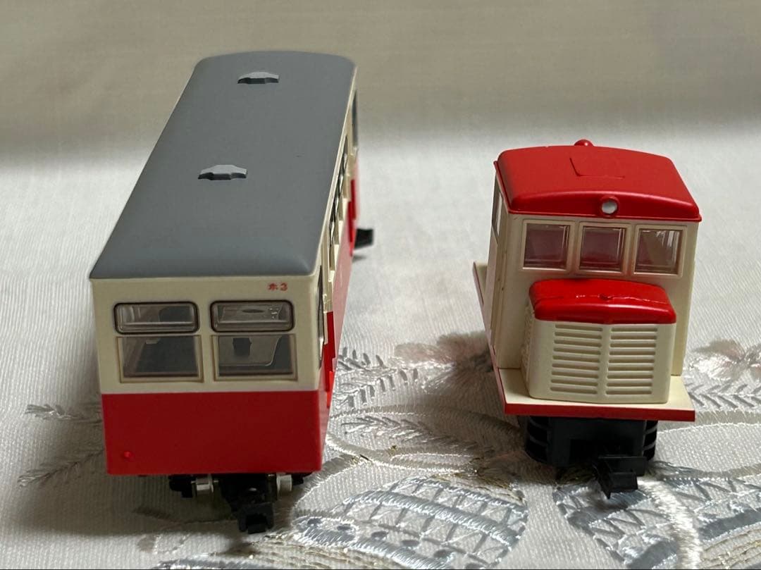 TOMYTEC 想い出の尾小屋鉄道2両セット×2点 動力化済み　ナローゲージ