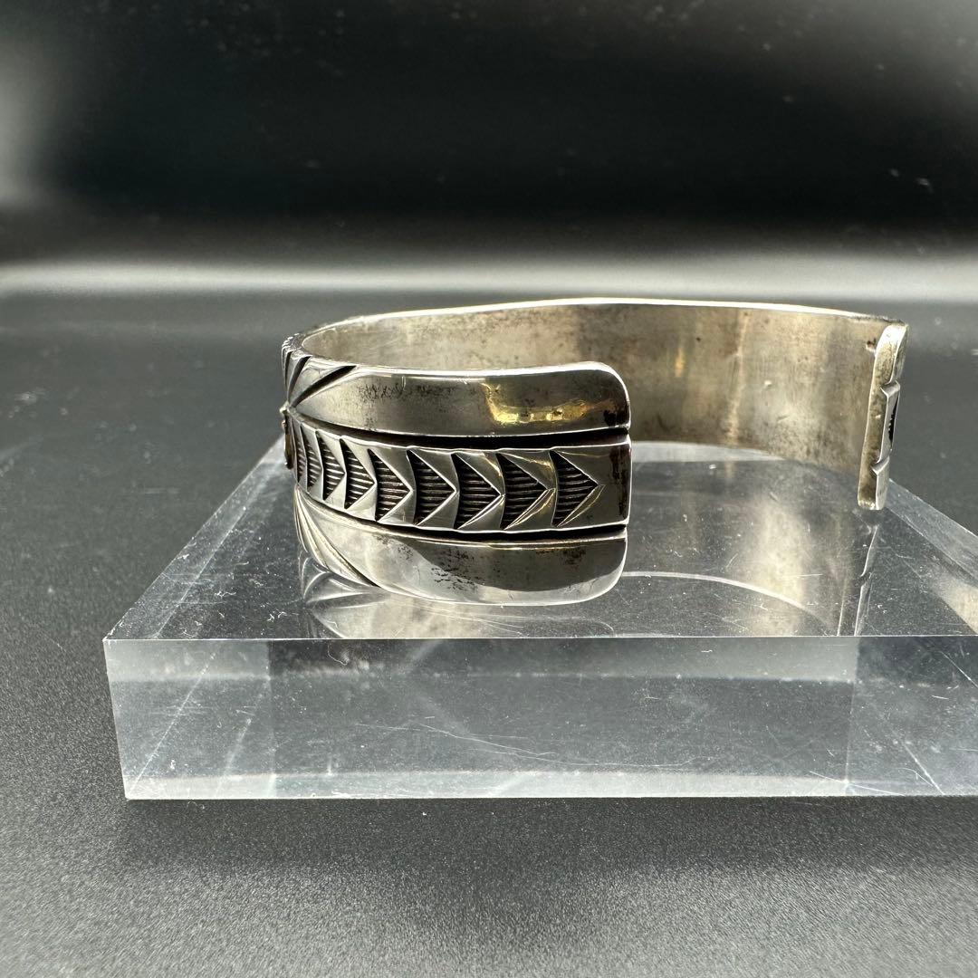 専用　Navajo M.M. ROGERS 14K スタンプワーク バングル