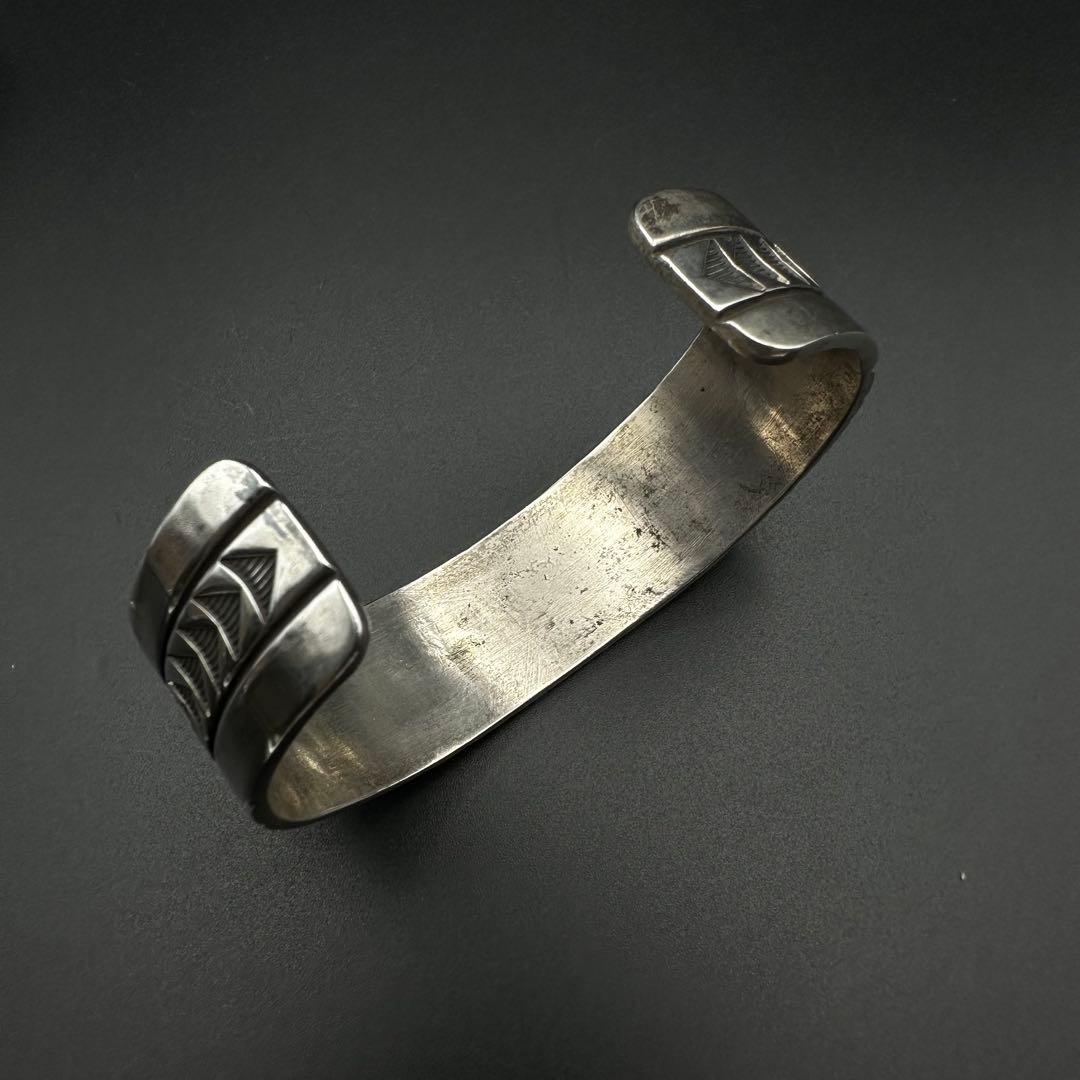 専用　Navajo M.M. ROGERS 14K スタンプワーク バングル