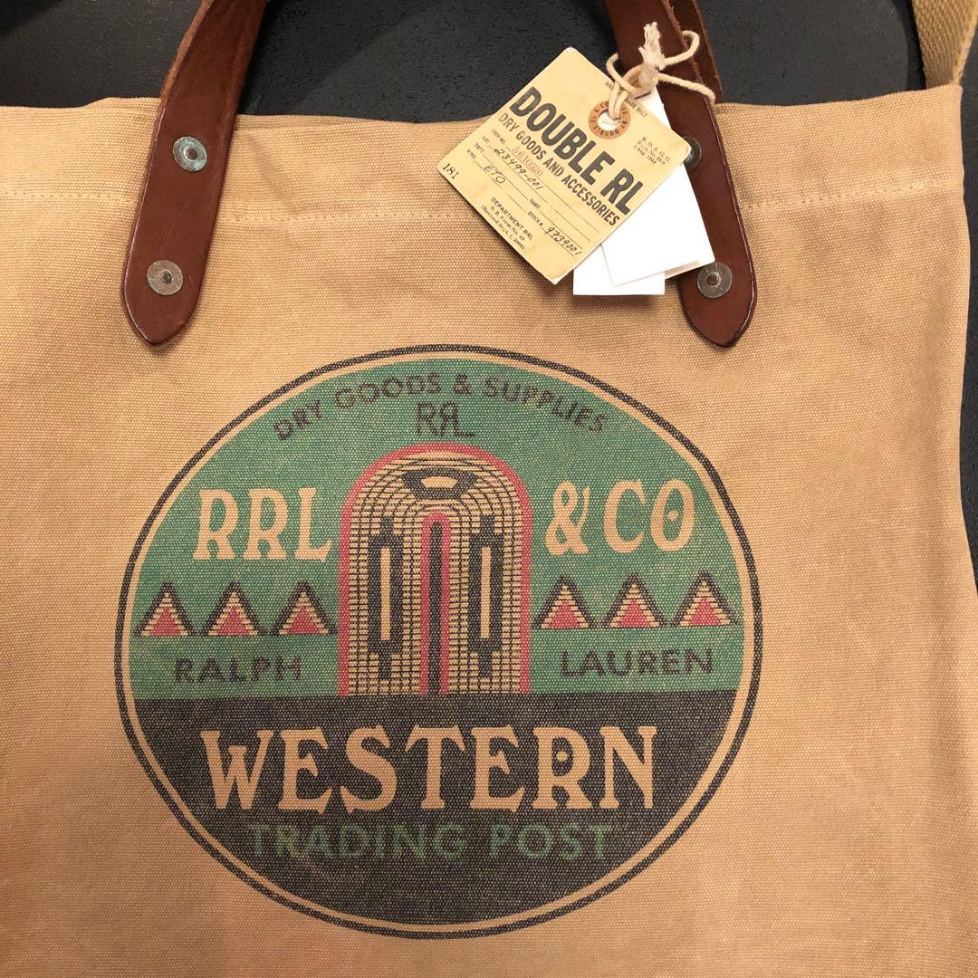 【新品未使用】RRLキャンバスマーケットトートバッグ