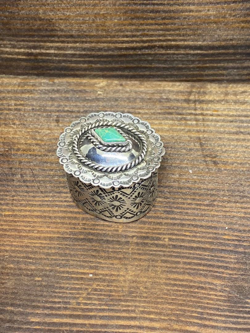 シルバー　小物入れ　インディアンジュエリー