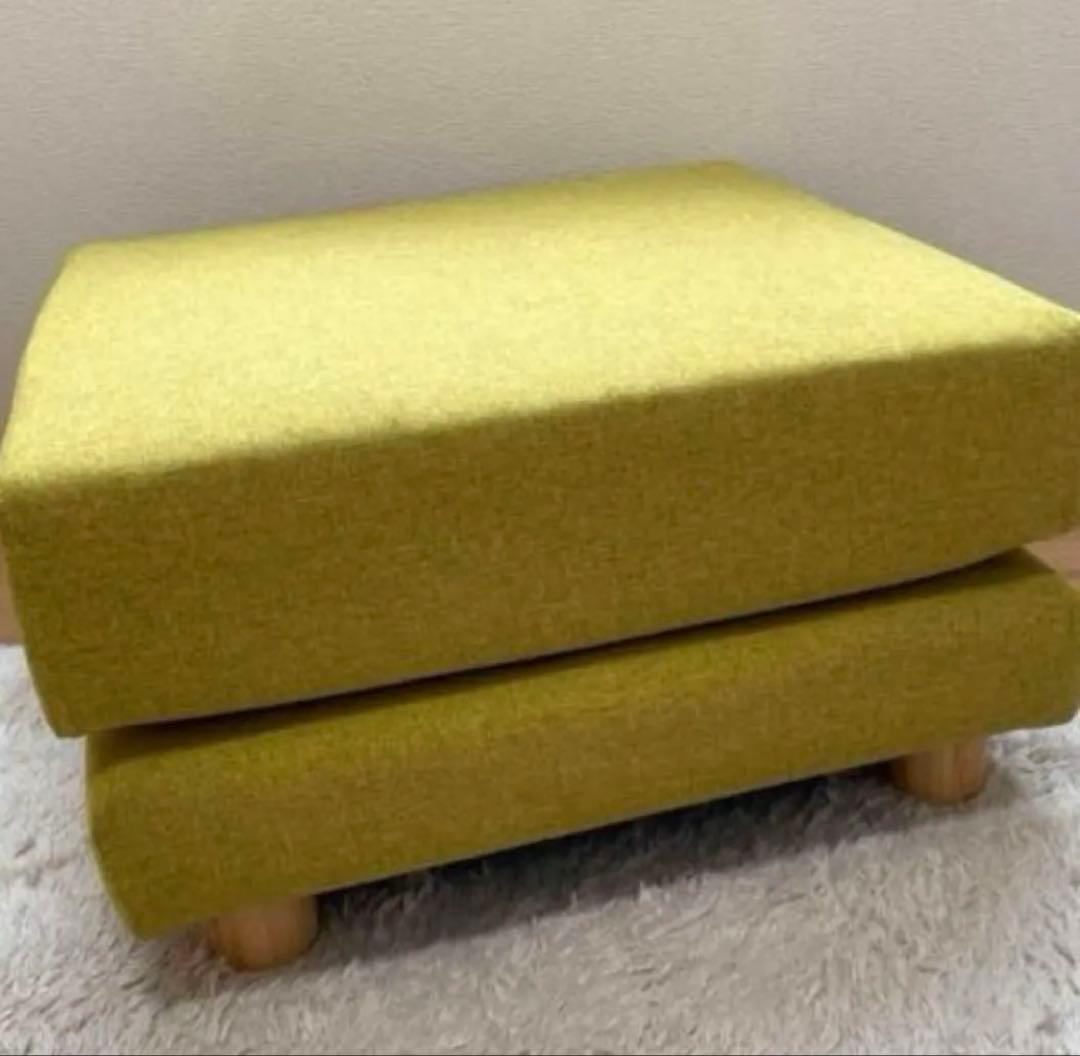 ファブリック　ソファー　オットマン