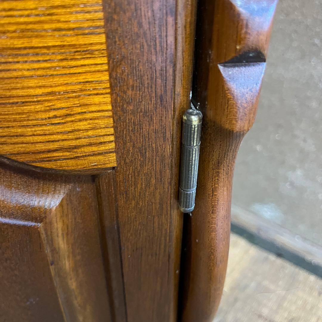 カリモク karimoku 昭和レトロ 木製サイドテーブル 電話台