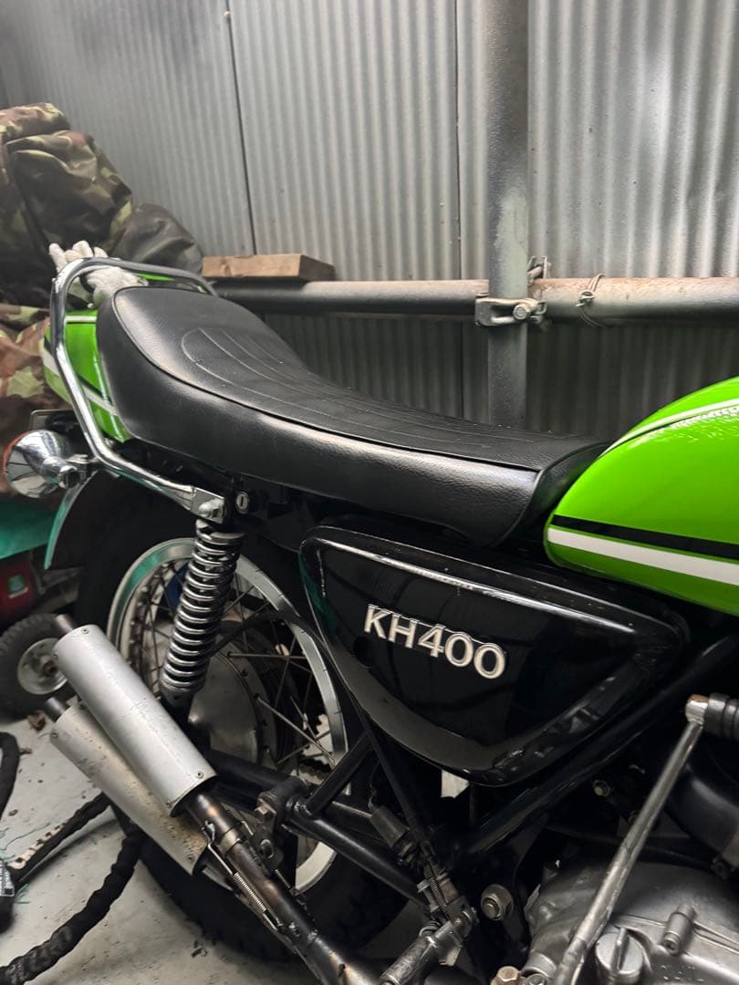 KH400純正鉄ベース　サーフシート フラットシートKH ss