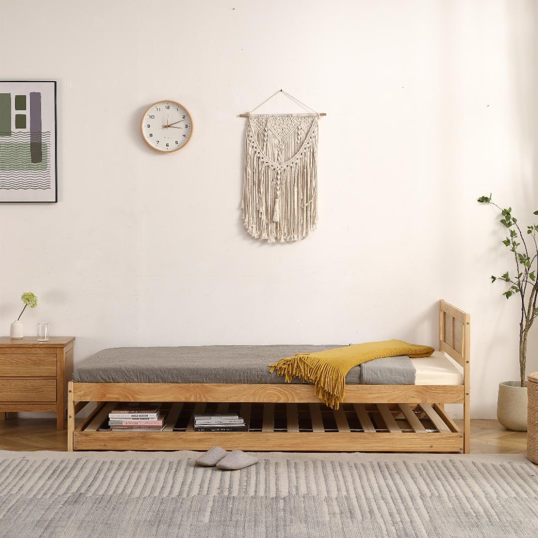 大人気！【ナチュラル】親子ベッド 二段ベッド ウッドベッド Natural