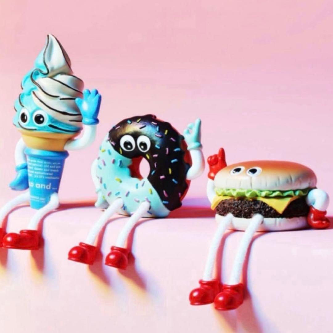 niko and FLAVORS お座りオブジェ 3体セット フィギュア