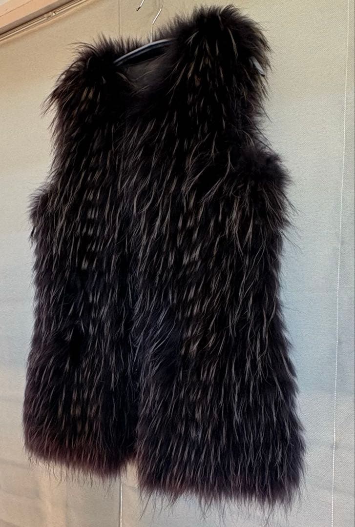 Moncler モンクレール　ファーベスト　リバーシブル1 ほぼ未使用品