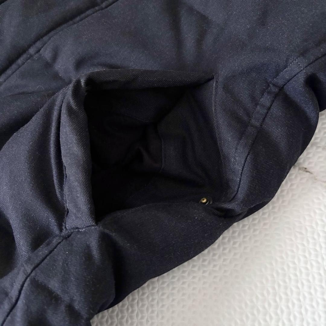 DANTON Ray BEAMS フードダウンコート　ネイビー　36 ラクーン