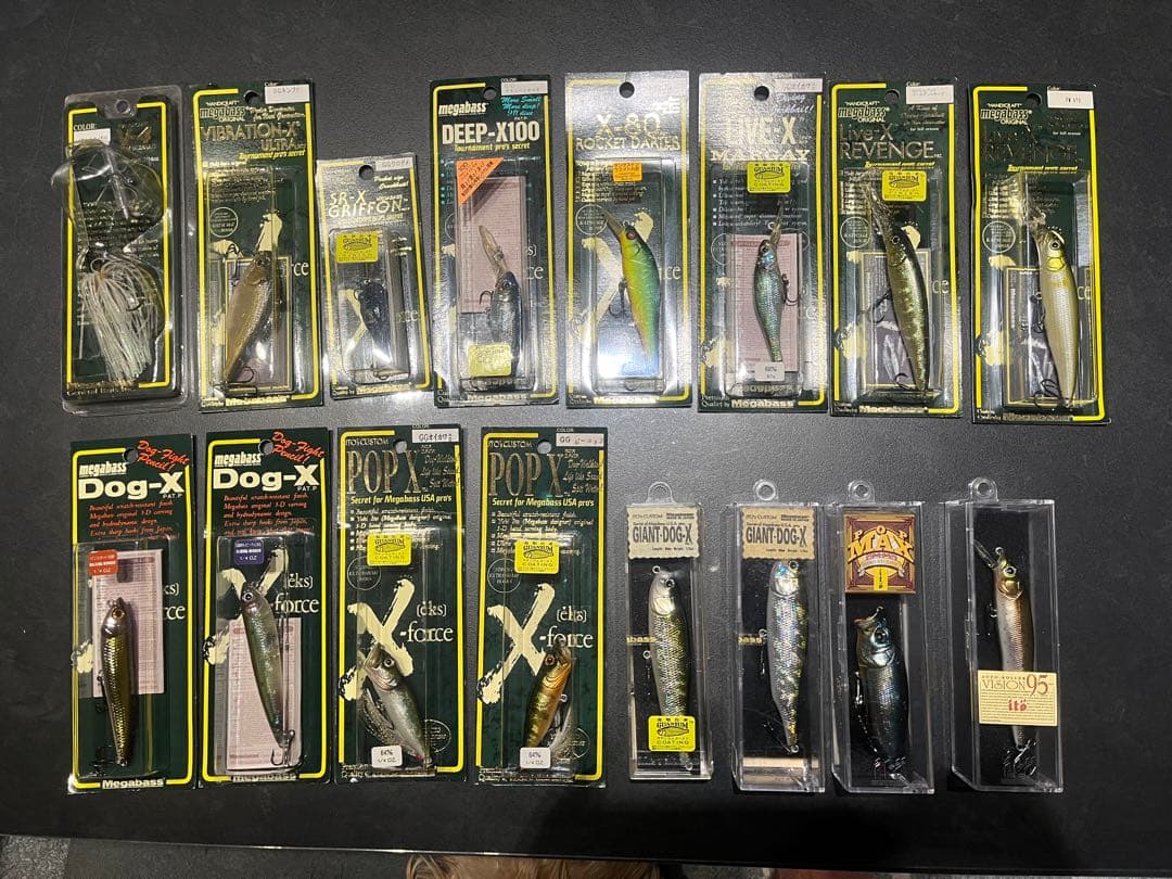 【新品未開封】メガバス 15点まとめ売り POP-MAXなど　+おまけ