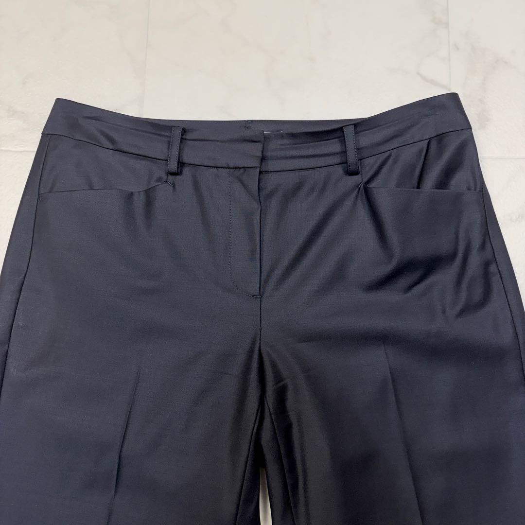 セオリーリュクス　パンツスーツ　黒　40 日本製　ビジネス　セットアップ