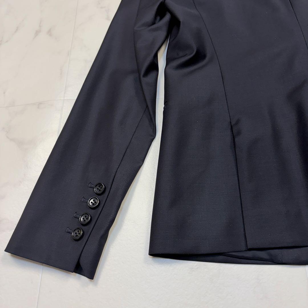 セオリーリュクス　パンツスーツ　黒　40 日本製　ビジネス　セットアップ