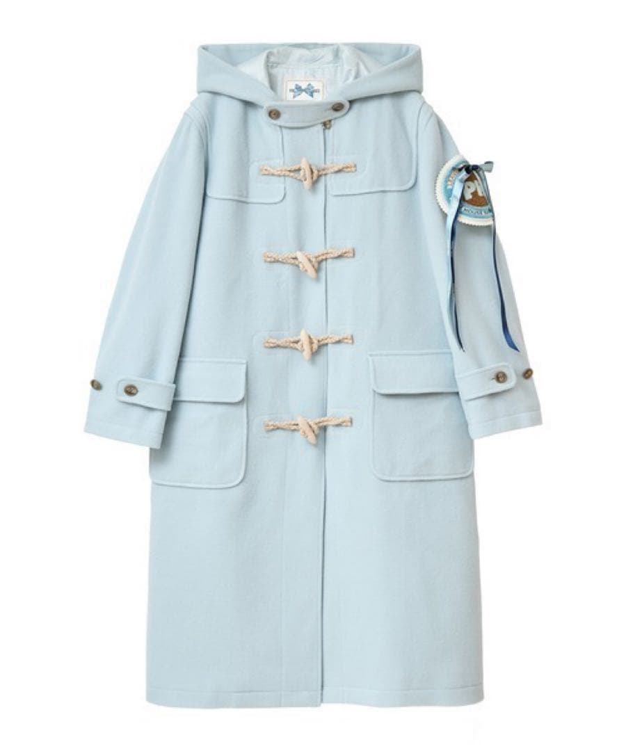 週末値下◼️ピンクハウス◼️ サガラワッペン付き　ボルドー　ダッフルコート