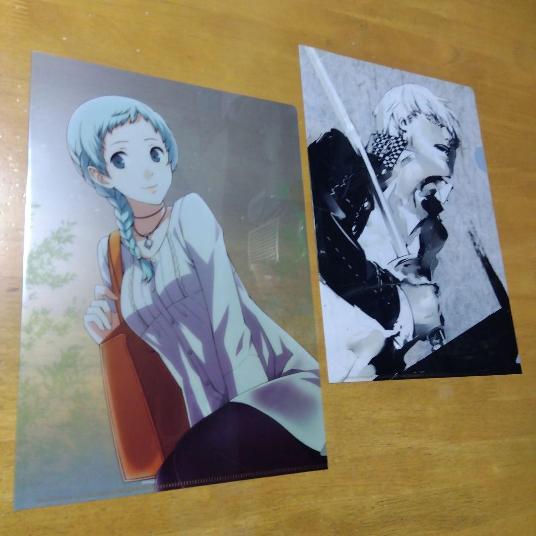 5571 ペルソナ４ 鳴上悠 山岸風花　Ａ−４クリアファイル 合計２枚