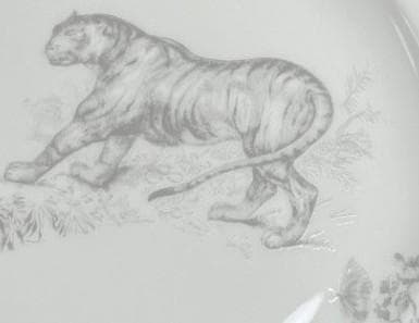 4/25まで【正規品】Dior　トワルドゥジュイタイガー21cm皿　2枚セット