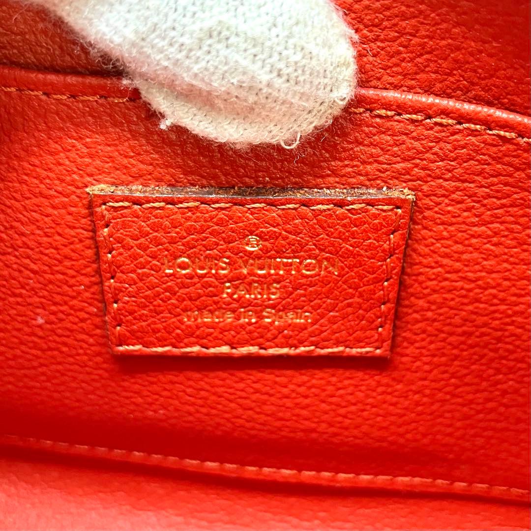 【良品】ルイヴィトン ポシェット コスメティック ポーチ アンプラント 赤
