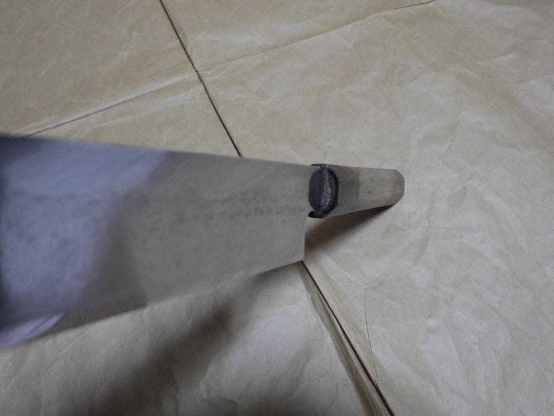 東京/久元作★柳刃包丁尺寸290ｍｍマチ/水牛八角柄★手研ぎ済み★128