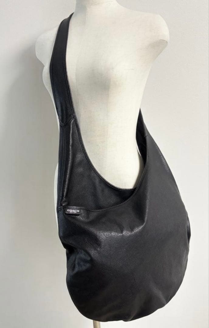 極希少！★OLD COACH★ボニーカシンデザインリバイバルレザースリングバッグ