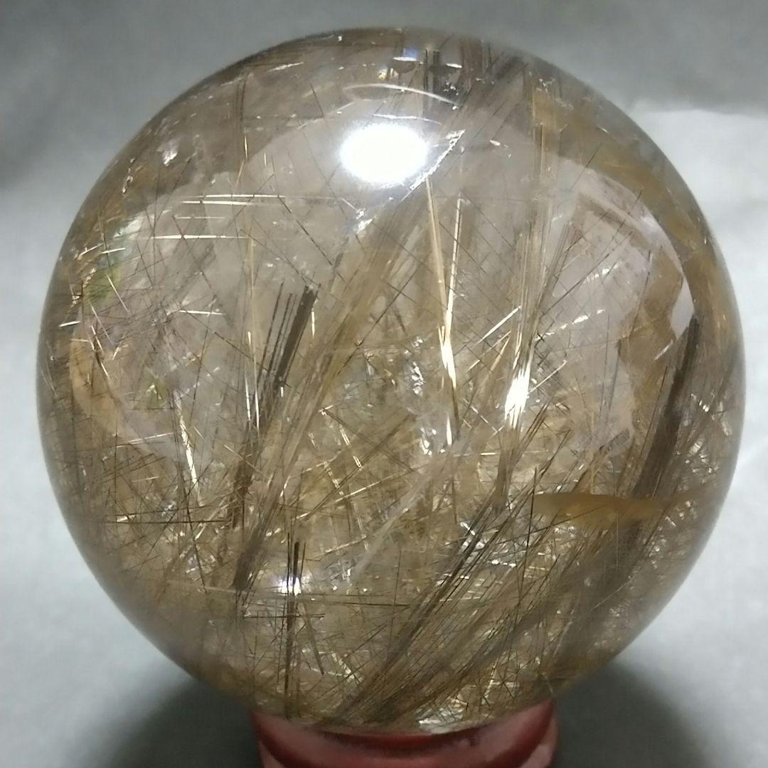 値下げＥ-24【 超高品質 別格品 シルバールチル】丸玉 57㎜玉 272グラム