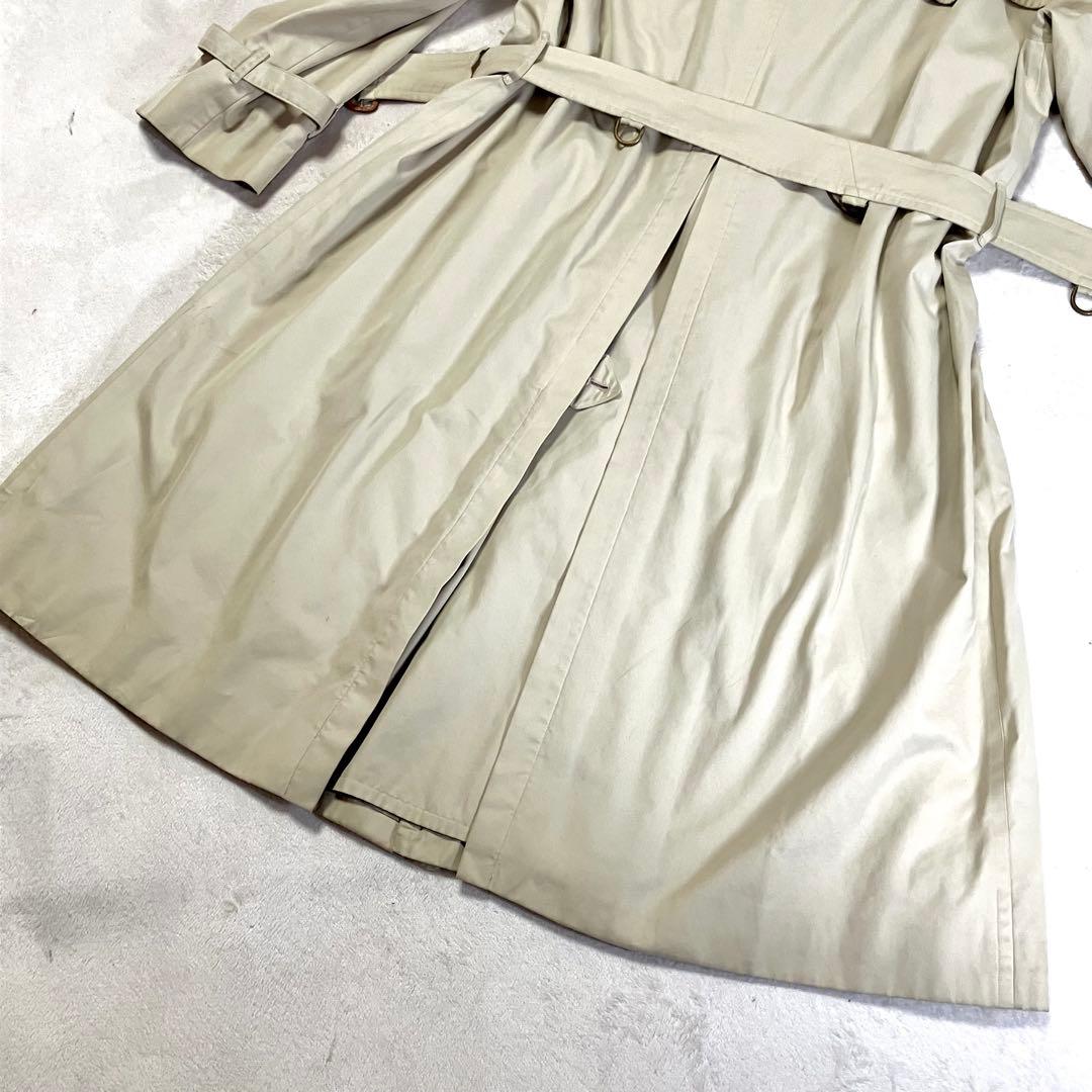 バーバリー　トレンチコート　英国製　裏地ノバチェック　ベルト　ベージュ　2XL