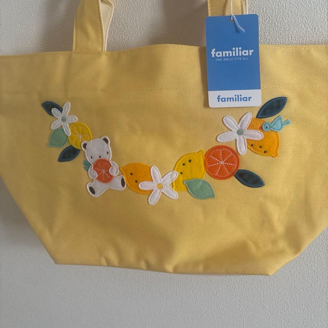 ファミリア　トート　デニムバッグ