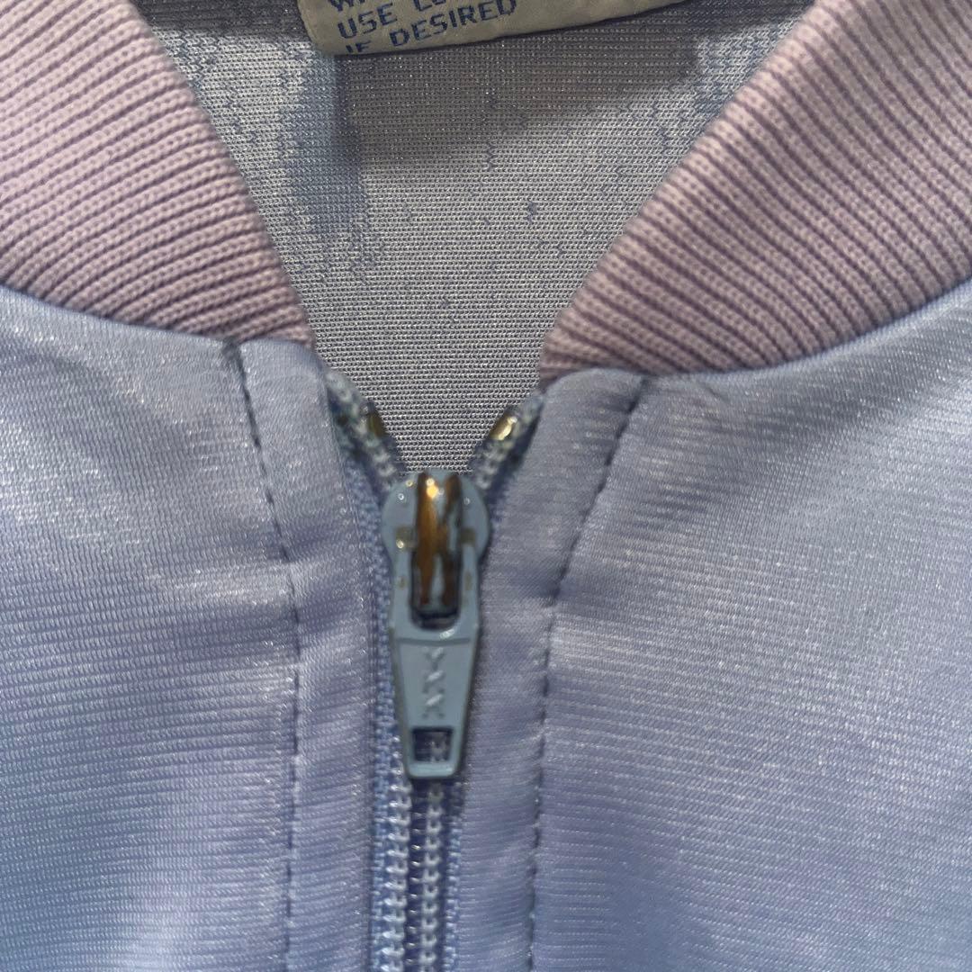 古着 80s アディダス トラックジャケット ATP 長袖 パープル 紫