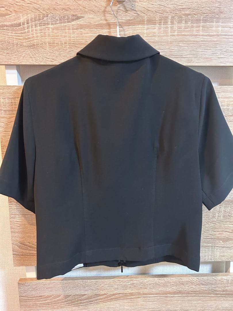 トップス enof zip shirt 01 / black