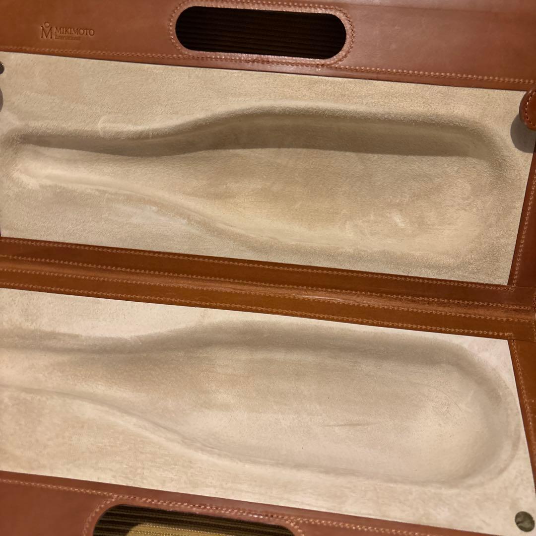 ◎希少 MIKIMOTO ミキモト ワイン キャリア キャリーケース レザー