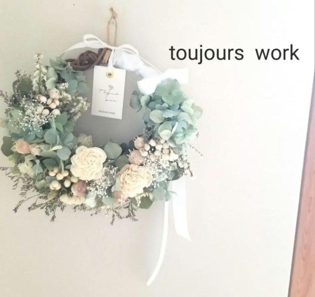 ◆紫陽花リース◇ナチュラルリース◇プレゼント