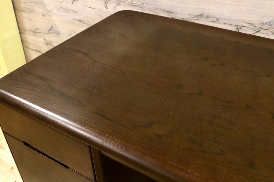 GMHS348○karimoku / カリモク コロニアル 両袖机 学習机 書