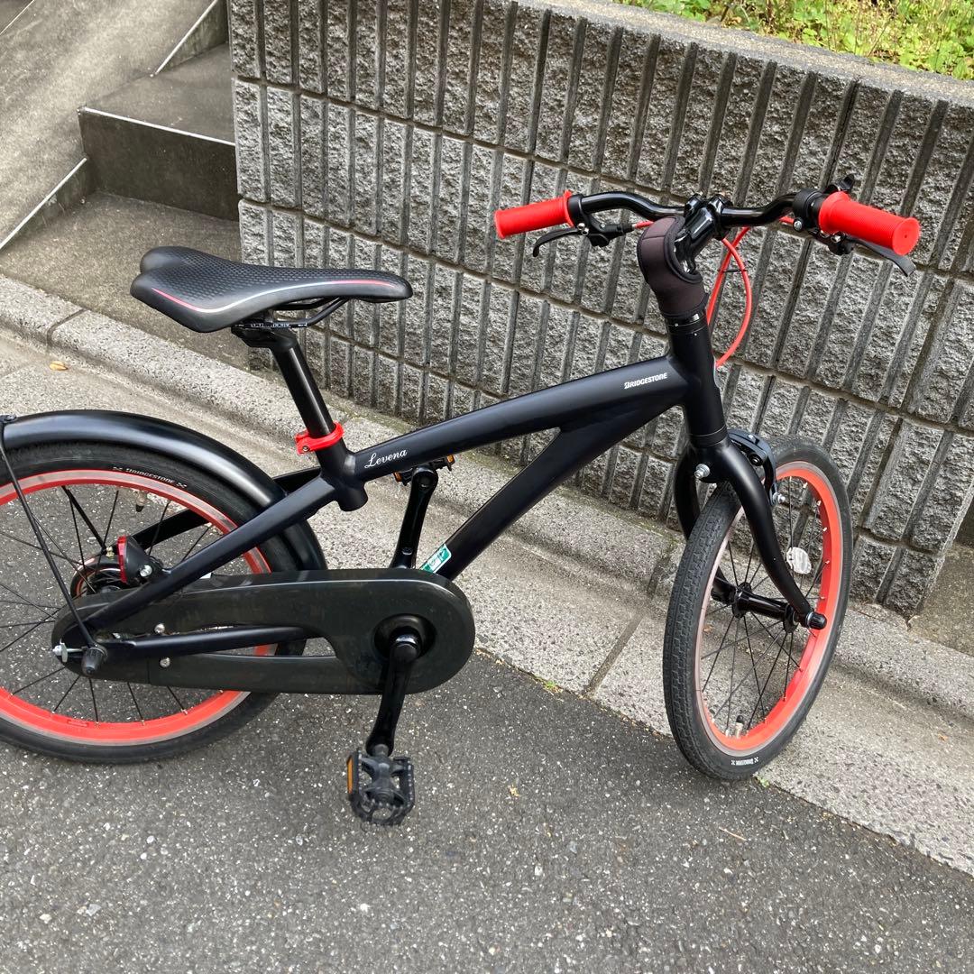 ブリヂストンレベナ　キッズ自転車 18インチ ブラック BAA認証 手渡し限定