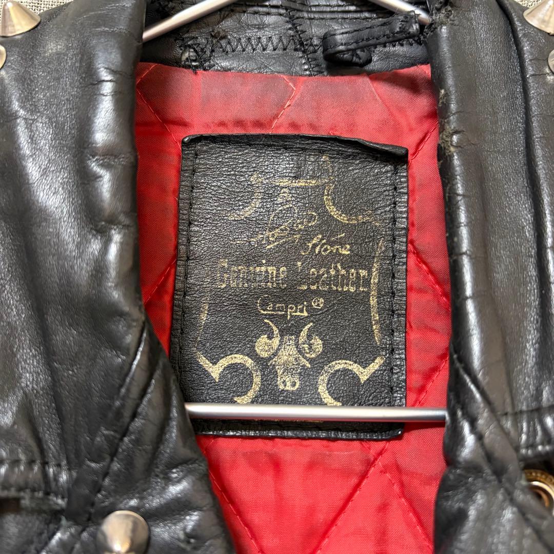 y*a様 80s ツギハギジャンCampri カンプリVOLTA ライダース 鋲