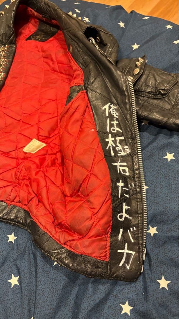 y*a様 80s ツギハギジャンCampri カンプリVOLTA ライダース 鋲