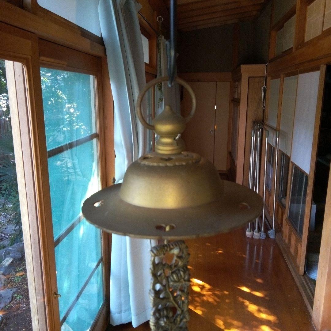 キャンドルホルダー　お灯明　ティーライトキャンドル　アンティーク　縦約５９センチ