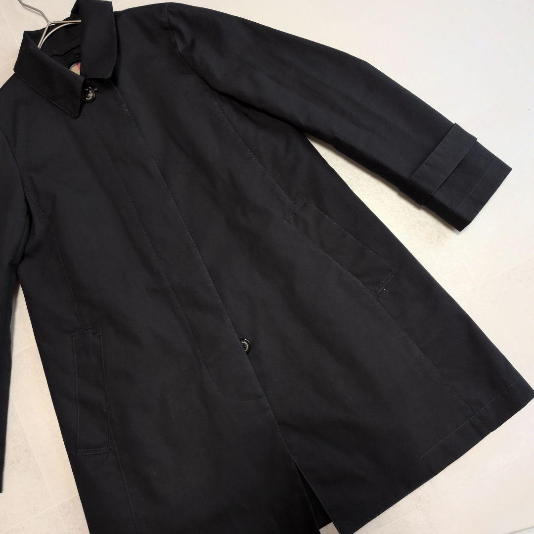 【極美品】マッキントッシュフィロソフィー ライナー付ステンカラーコート 36 紺