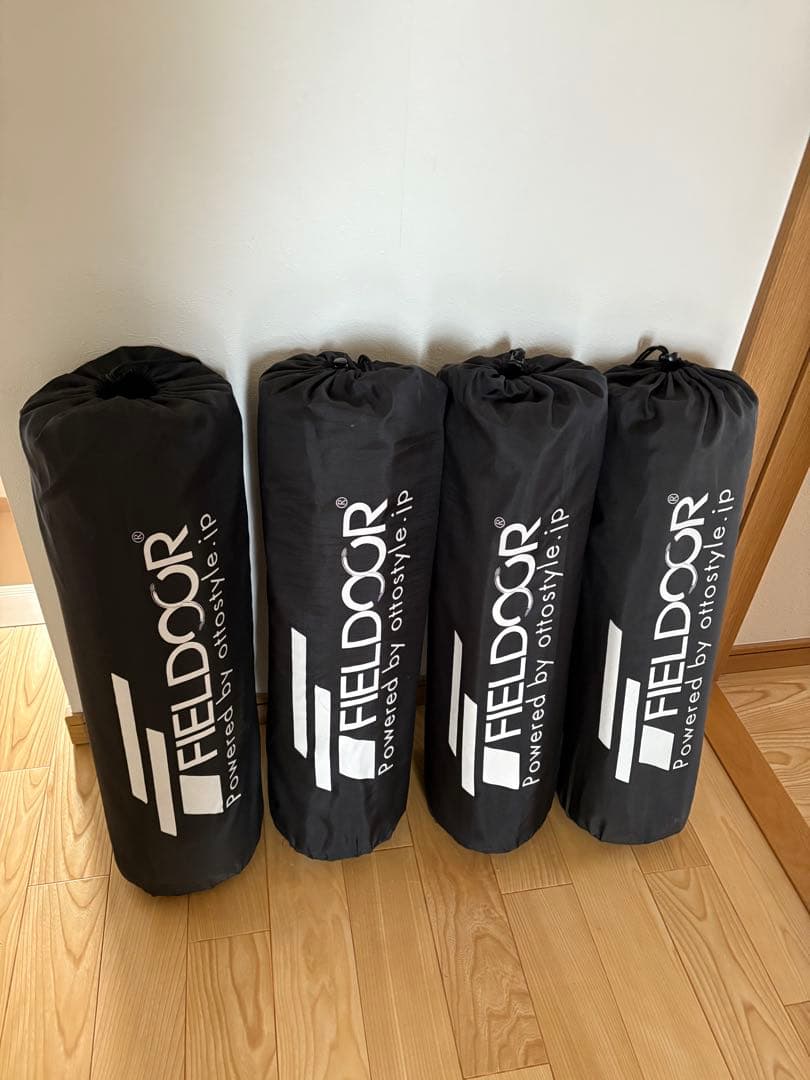 FIELDOOR インフレーターマットSサイズ（厚さ5㎝）×4