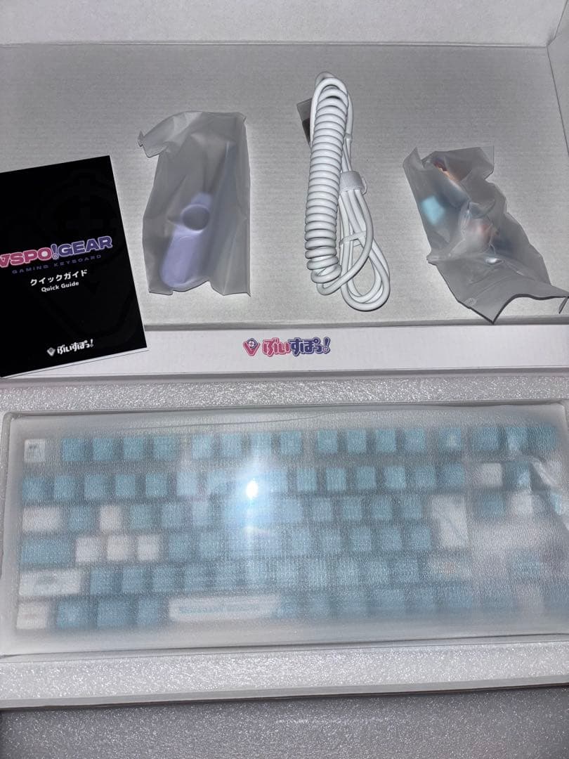 ま*ー様 ぶいすぽ VSPO!GEAR ゲーミングキーボード 白波らむね