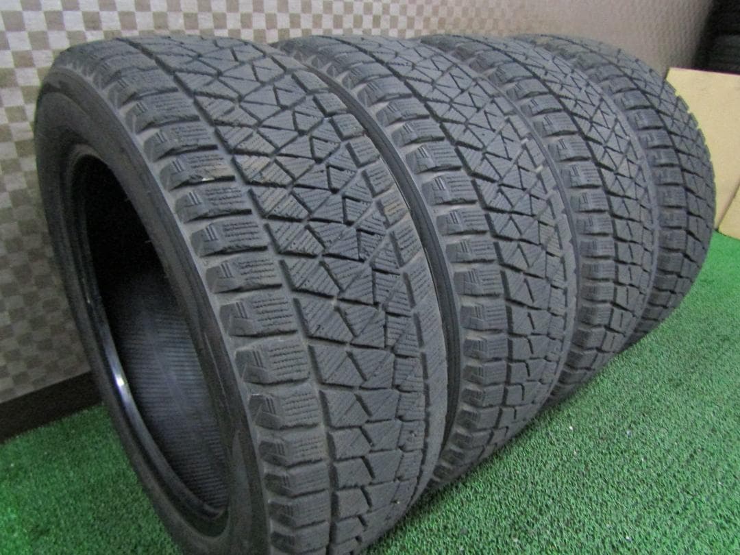 ☆送料込☆バリ溝☆倉庫内保管☆ブリヂストン DM-V2 225/55R18 4本
