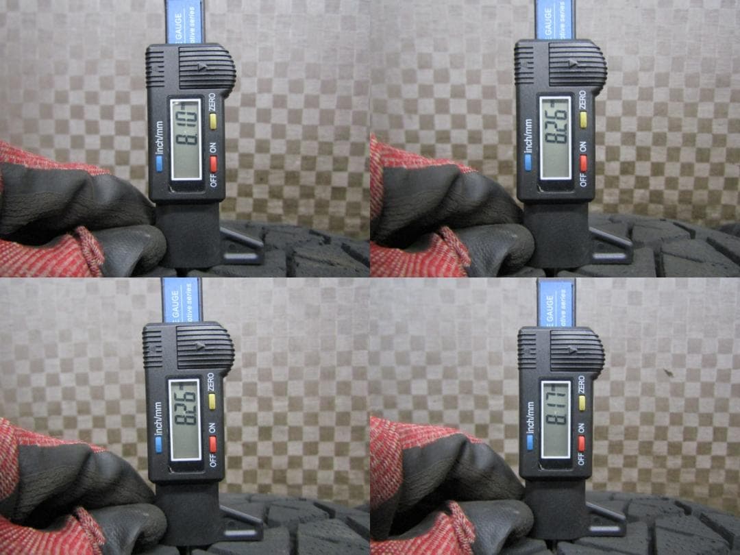 ☆送料込☆バリ溝☆倉庫内保管☆ブリヂストン DM-V2 225/55R18 4本