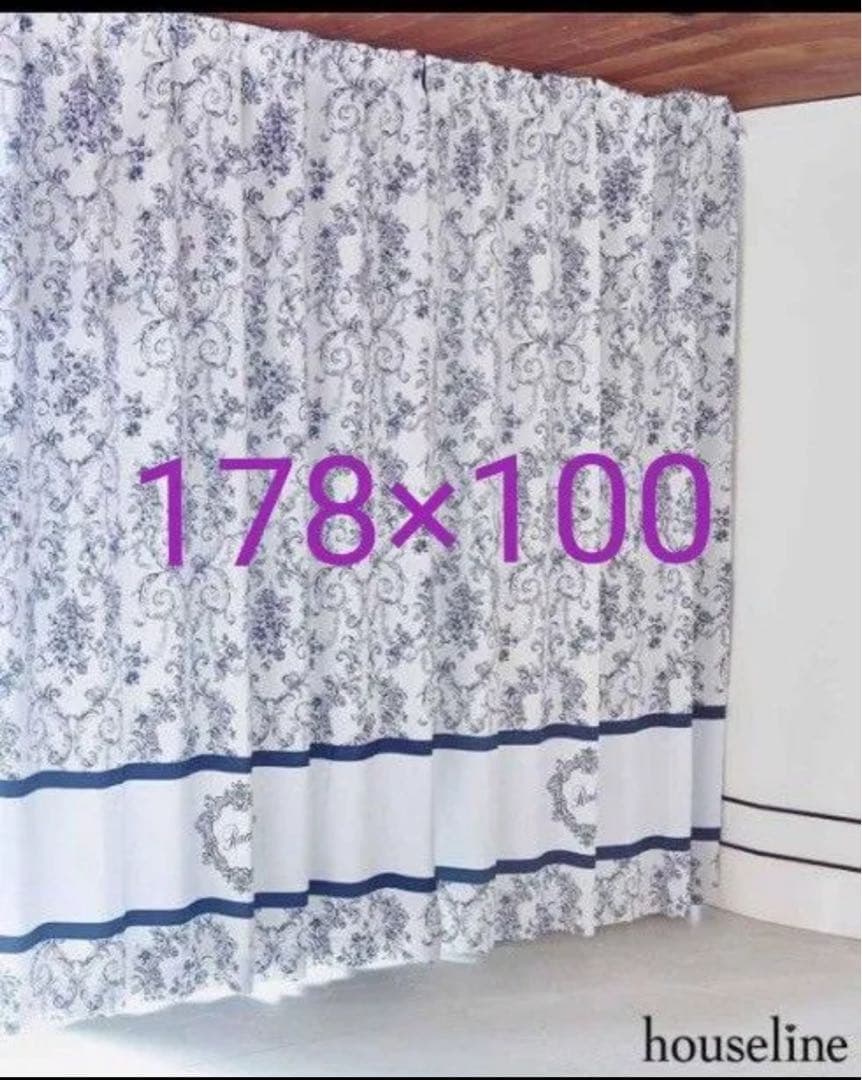 未使用 Rady ダマスクフラワーカーテン　178×100