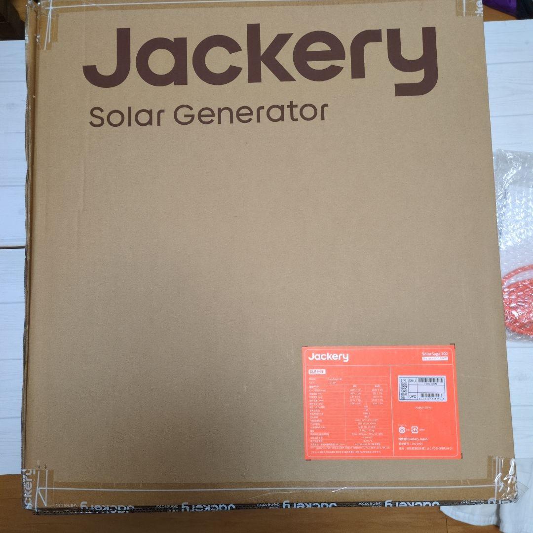 Jackery SolarSaga 100 ソーラーパネルJS-100F