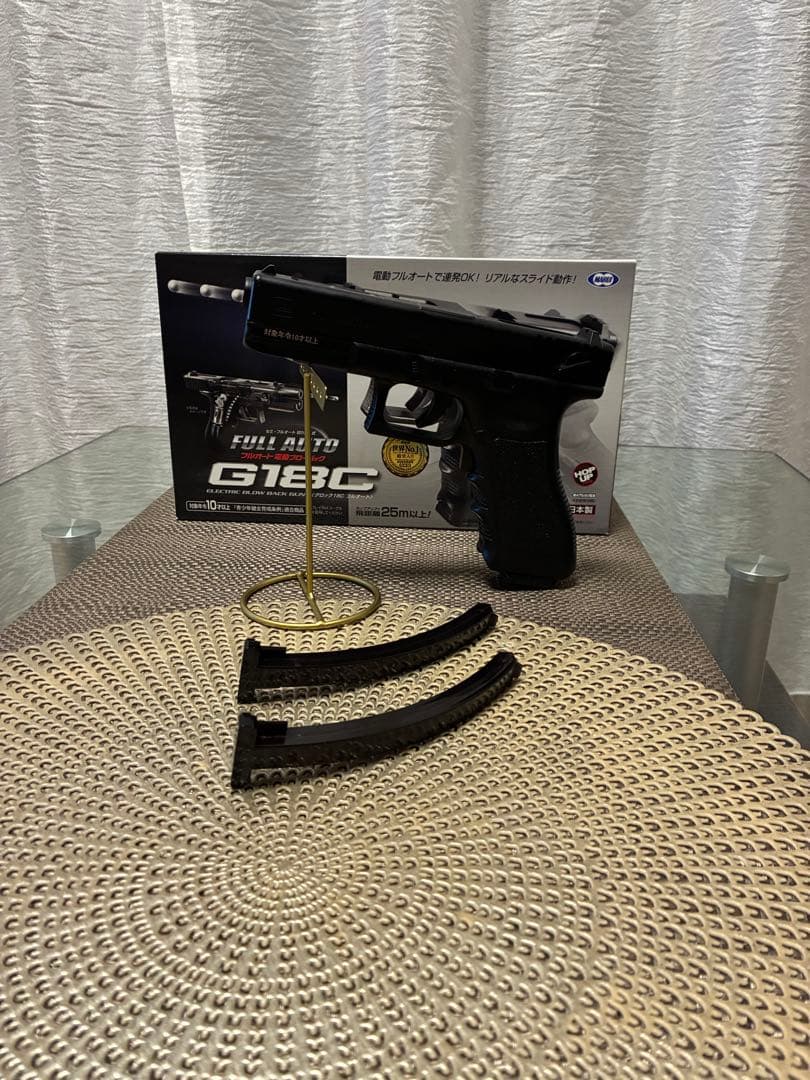 美品　東京マルイ　カスタム品　グロックG18C Glock 強化カーボンピニオン